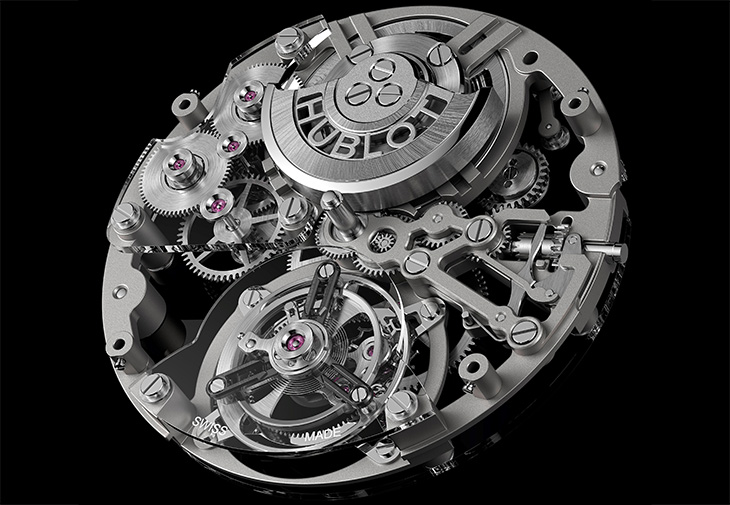 HUBLOT宇舶Big Bang極光綠SAXEM陀飛輪腕錶