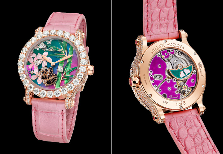 CHOPARD蕭邦Happy Sport熊貓腕錶
