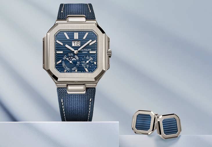 百達翡麗PATEK PHILIPPE Cubitus 5822P-001瞬跳大日期、星期及月相腕錶