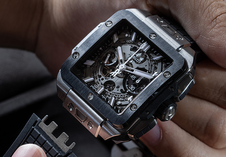 HUBLOT Square Bang Unico計時碼錶
