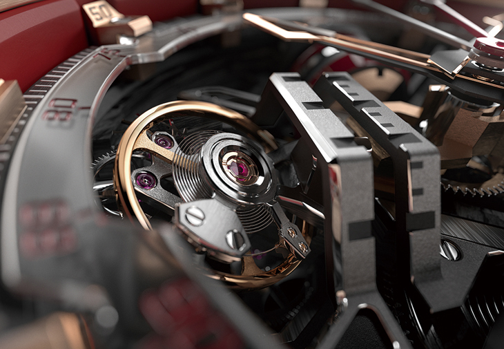 羅杰杜彼ROGER DUBUIS Monovortex追針計時陀飛輪