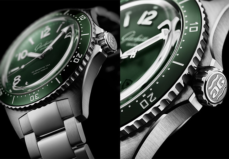 格拉蘇蒂原創GLASHÜTTE ORIGINAL蘆葦綠SeaQ大日曆腕錶