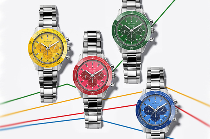 色彩繽紛珍藏套裝 真力時Chronomaster Sport Only Watch運動計時腕錶