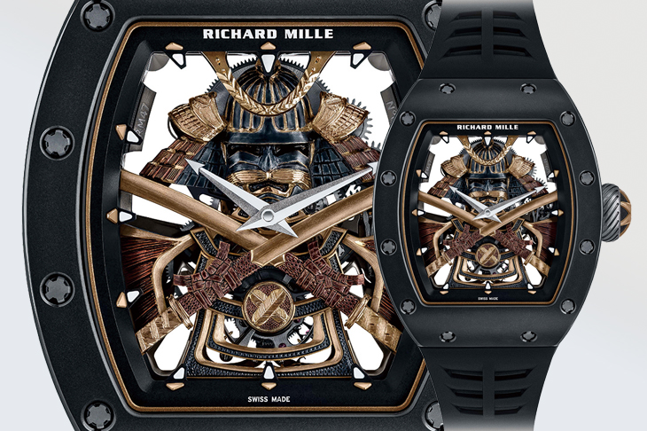 微雕彩繪盔甲 RICHARD MILLE RM 47 Tourbillon