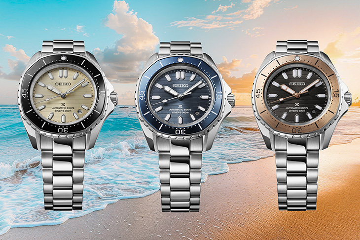 圓角多邊形錶圈！Seiko Prospex全新三日鍊腕錶