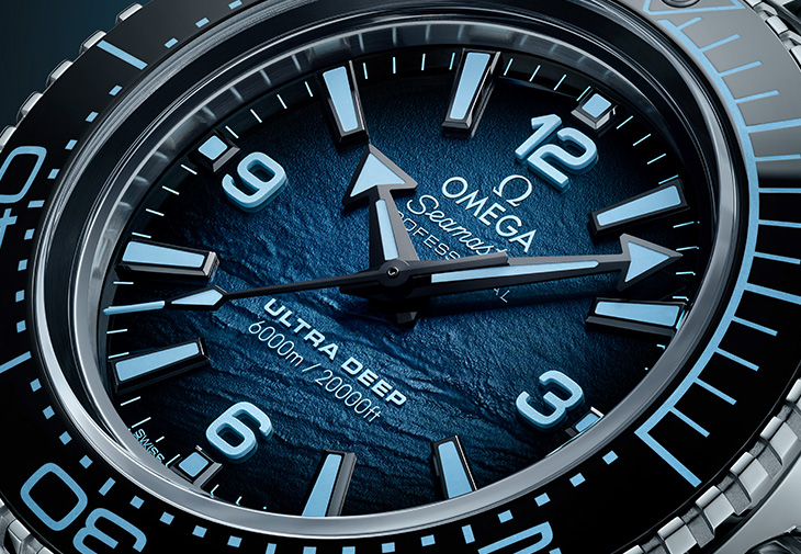 歐米茄OMEGA  Planet Ocean 6000米系列同軸擒縱45.5毫米大師天文台腕錶