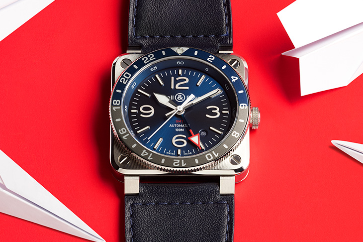 為跨國商旅而生 BELL & ROSS BR 03-93 GMT／BR 05 GMT