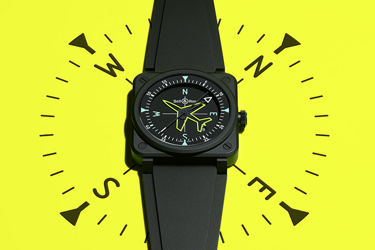 航天迷的腕上羅盤 BELL & ROSS BR 03 Gyrocompass腕錶