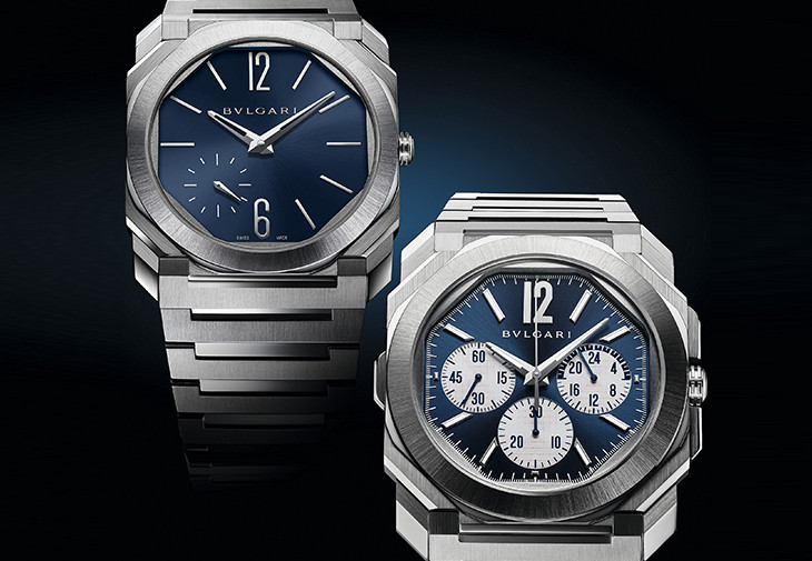 寶格麗octo Finissimo S緞面拋光精鋼超薄自動腕錶,寶格麗octo Finissimo S Chronograph Gmt精鋼超薄兩地時區計時腕錶