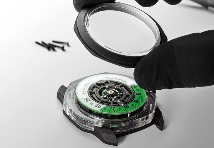 寶格麗BVLGARI Octo Roma Striking Papillon Tourbillon蝴蝶中置陀飛輪腕錶