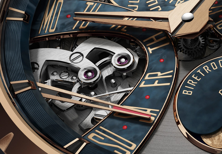 羅杰杜彼ROGER DUBUIS王者系列雙逆跳萬年曆限量腕錶