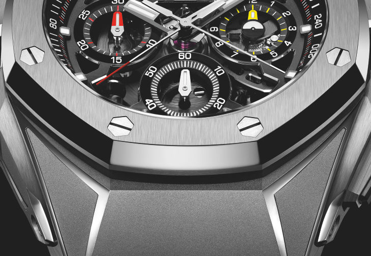 AUDEMARS PIDGUET愛彼Royal Oak Concept皇家橡樹概念系列雙追針GMT大日期計時碼錶