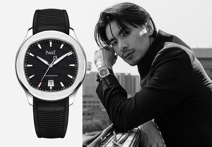 伯爵PIAGET Polo系列夜黑色自動上鍊精鋼腕錶