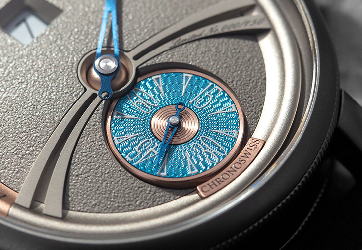 CHRONOSWISS瑞寶錶Delphis Art Deco跳時腕錶