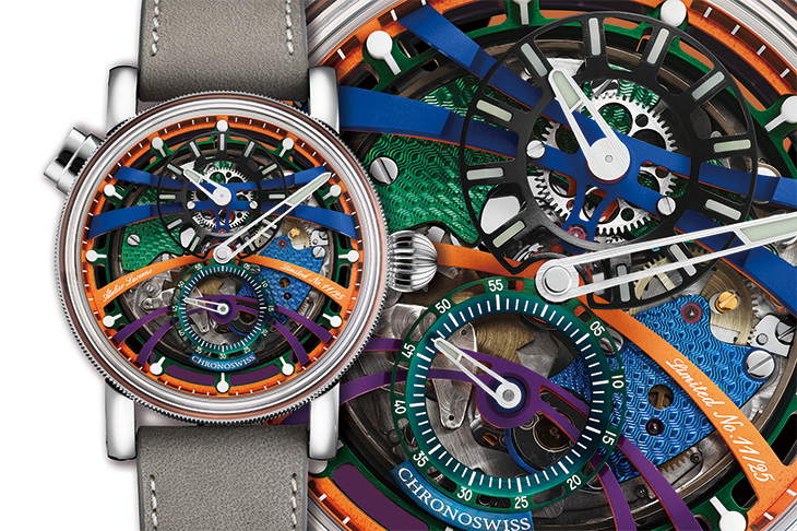 重現1990年的二問機構 CHRONOSWISS Q-Repeater Scream腕錶