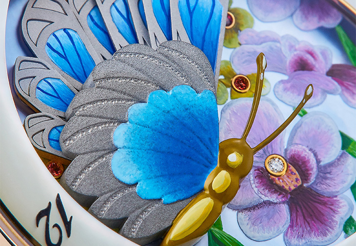 Fabergé x SHH Compliquée Butterfly Platinum Jubilee Edition腕錶