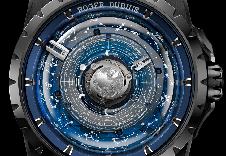 羅杰杜彼ROGER DUBUIS王者系列機械之心中置陀飛輪腕錶