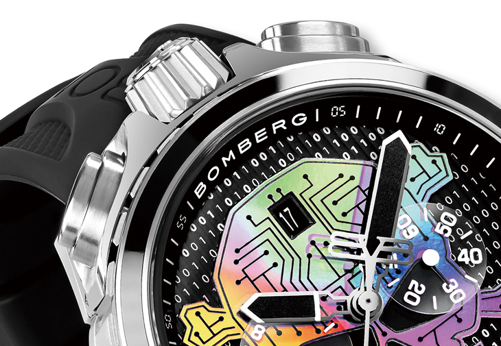 BOMBERG 炸彈錶的Bolt-68 Heritage Cyber Skull