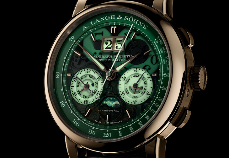 A. LANGE & SÖHNE朗格Datograph Perpetual Tourbillon Honeygold“Lumen”