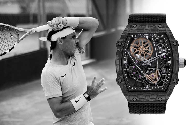 11.5克最輕陀飛輪創紀錄　RICHARD MILLE RM 27-05 Rafael Nadal飛行陀飛輪腕錶