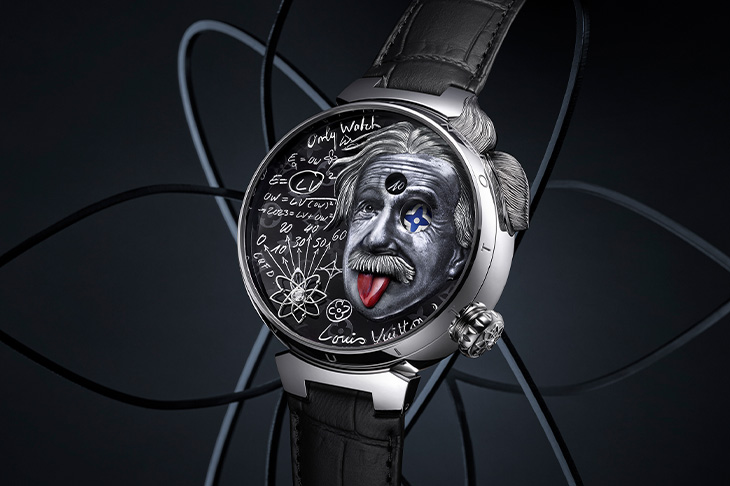 愛因斯坦的腕上物理學 路易威登Tambour Einstein Automata Only Watch 2023腕錶