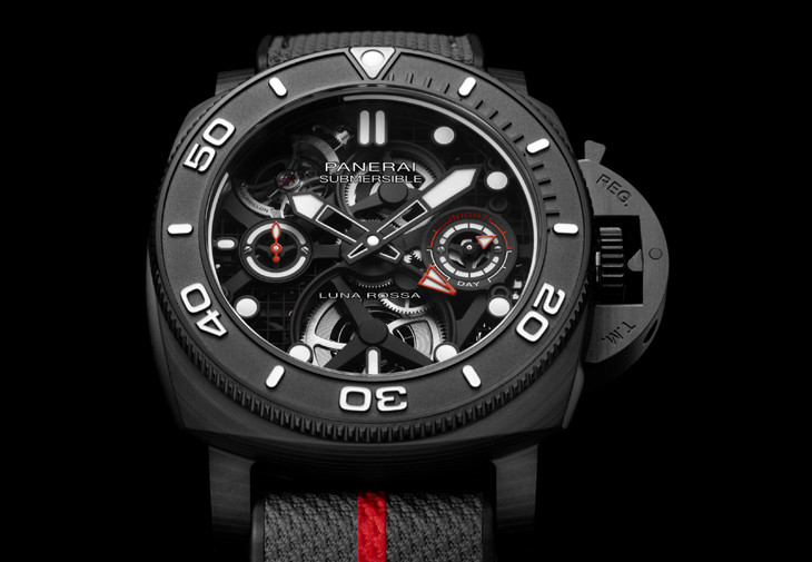 2024 W&W 沛納海  體驗版 Submersible Tourbillon GMT Luna Rossa  PAM01405  PANERAI