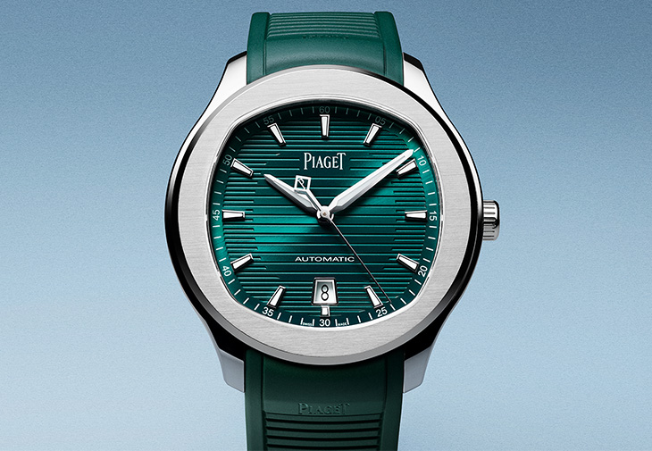伯爵PIAGET Polo系列礦石綠日期顯示精鋼腕錶