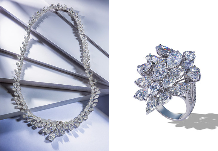 DAMIANI Special Classic鉑金鑽石項鍊 Special Classic18K白金鑲鑽戒指