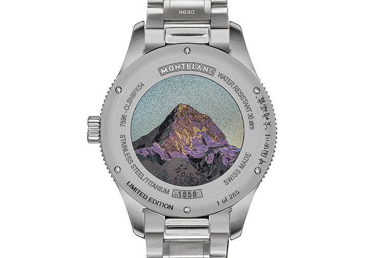MONTBLANC萬寶龍1858系列Iced Sea Minya Konka限量款潛水錶