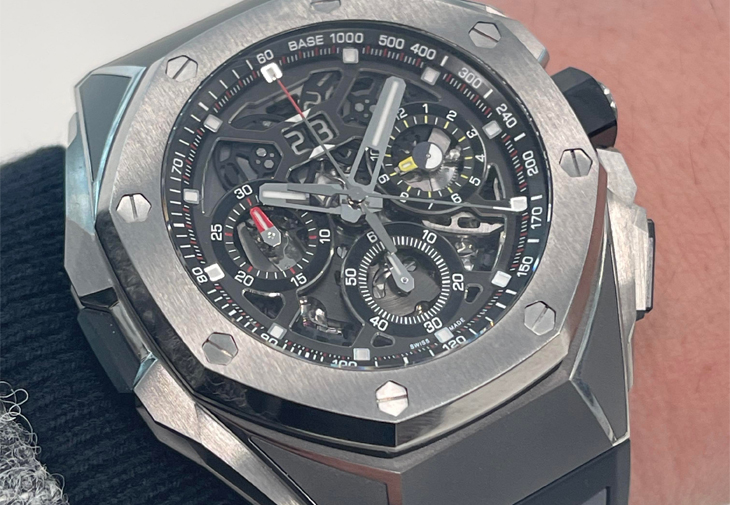 AUDEMARS PIDGUET愛彼Royal Oak Concept皇家橡樹概念系列雙追針GMT大日期計時碼錶