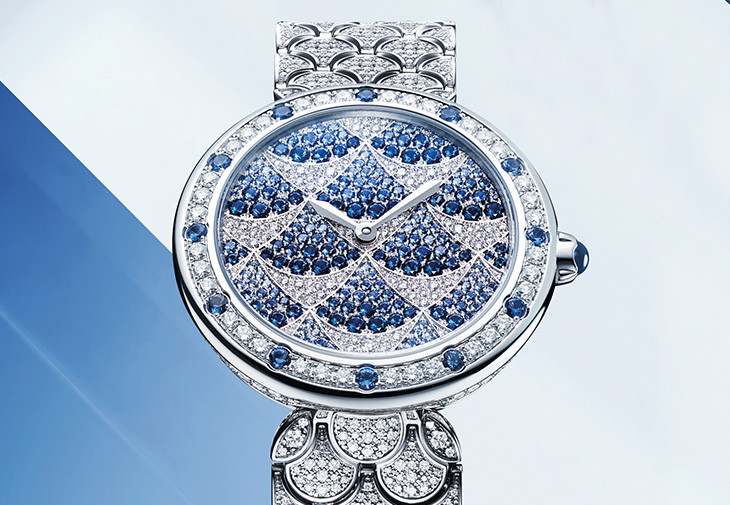 寶格麗BVLGARI Divas' Dream Mosaica珠寶腕錶藍寶石款