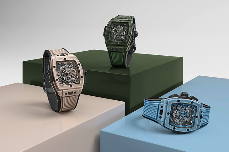 開創酒桶腕錶全新色彩 HUBLOT Spirit Of Big Bang彩色陶瓷計時碼錶
