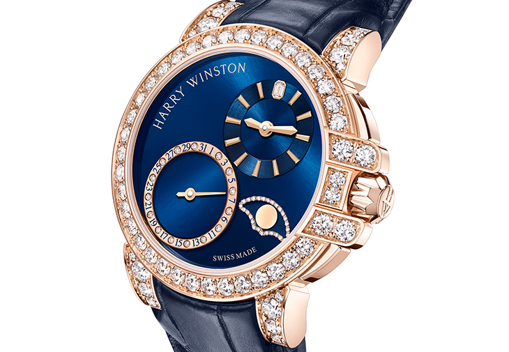 海瑞溫斯頓 Harry Winston海洋Ocean系列Date Moon Phase 42毫米頂級珠寶自動腕錶