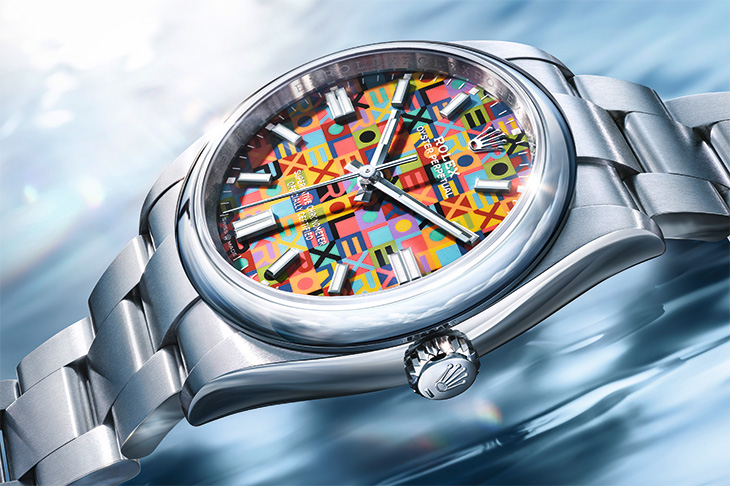 繽紛ROLEX字樣錶面 勞力士Oyster Perpetual 36彩色紀念錶面登場