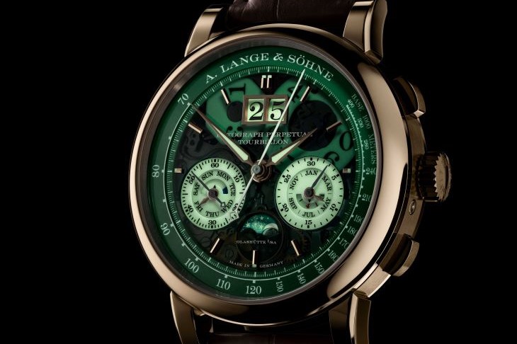 朗格Datograph Perpetual Tourbillon Honeygold “Lumen”限量腕錶  2024鐘錶與奇蹟