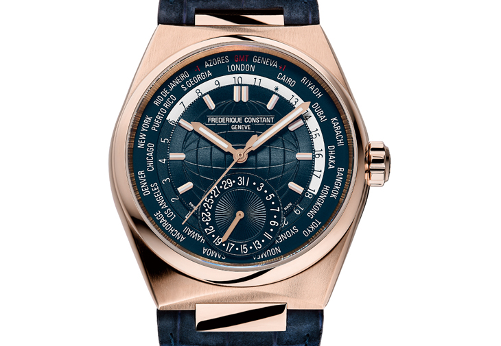 康斯登FREDERIQUE CONSTANT Highlife Worldtimer自製機芯系列