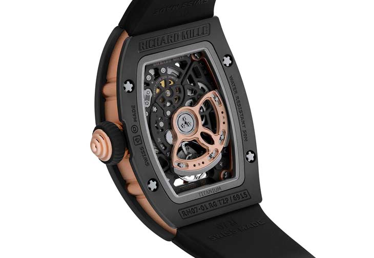 RICHARD MILLE RM 07-01⾃動上鍊腕錶（TZP⿊⾊陶瓷款）
