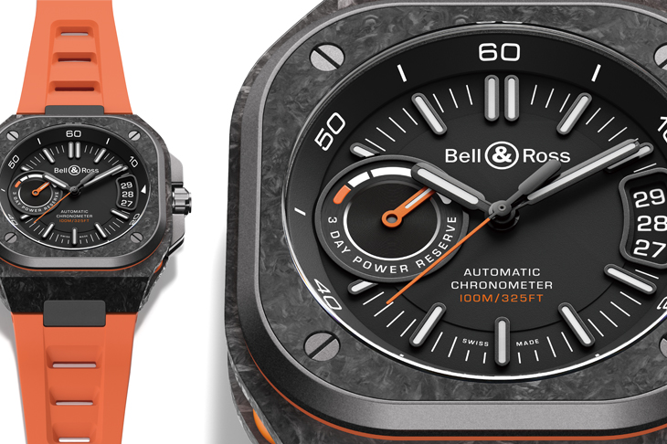 新碳纖維工裝風格 BELL & ROSS BR-X5 Carbon Orange