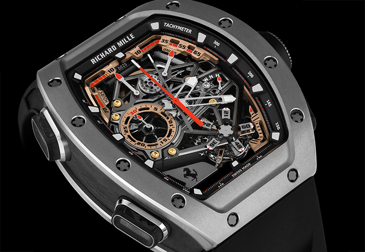 RICHARD MILLE RM 43-01 Ferrari陀飛輪雙秒追針計時碼錶