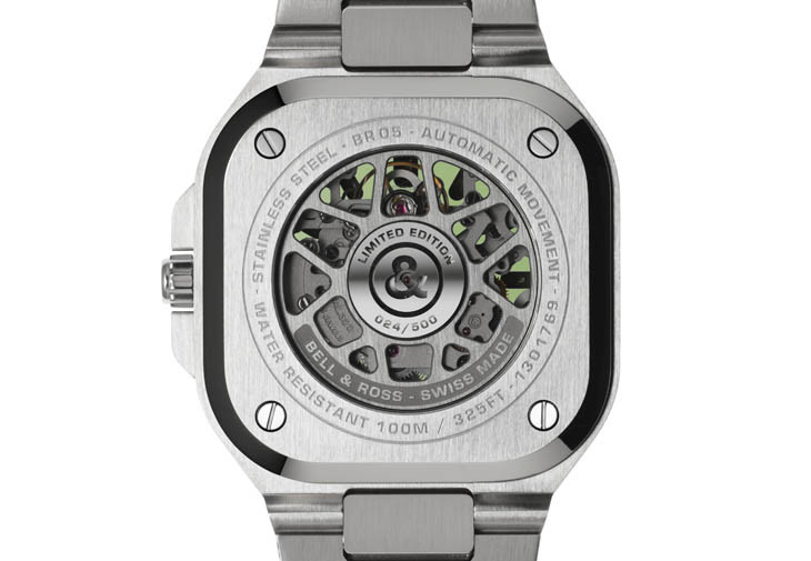 BELL & ROSS BR 05 Skeleton Green
