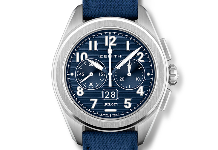 真力時ZENITH Pilot Big Date Flyback大日期飛返計時飛行員腕錶