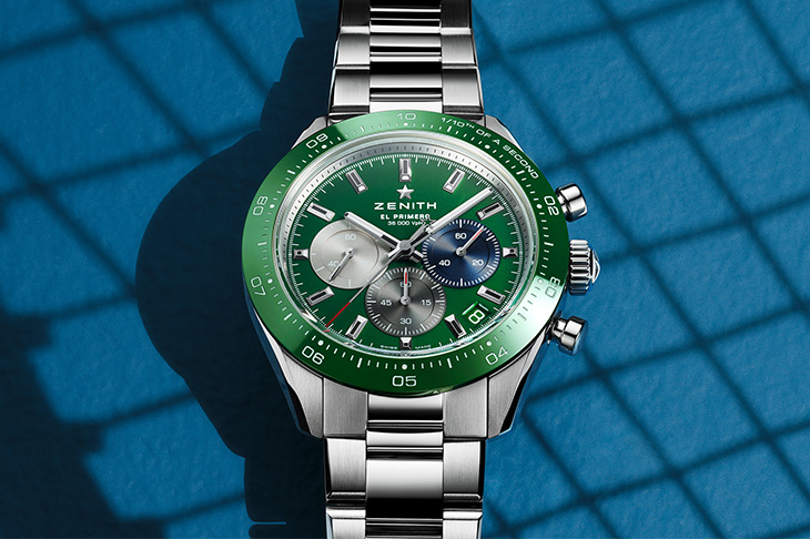 綠面潮流與華麗寶石 真力時Chronomaster Sport Green綠色腕錶、Chronomaster Sport Precious珠寶腕錶