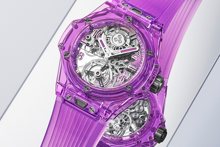 【2022 WW錶展新錶解析】 HUBLOT Big Bang紫色藍寶石陀飛輪 石破天驚的嶄新視覺震撼