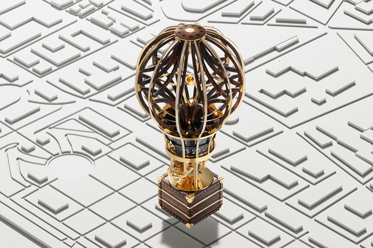 熱氣球開啟天空旅程／LOUIS VUITTON Montgolfière Aéro座鐘 -- 桌鐘座鐘懷錶特集五