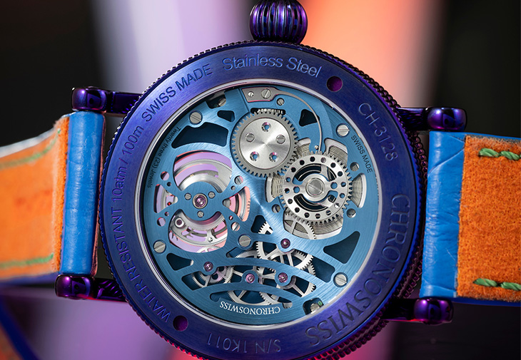 CHRONOSWISS瑞寶錶Open Gear Flying Tourbillon Psycho 變色龍