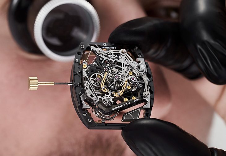 RICHARD MILLE RM 43-01 Ferrari陀飛輪雙秒追針計時碼錶