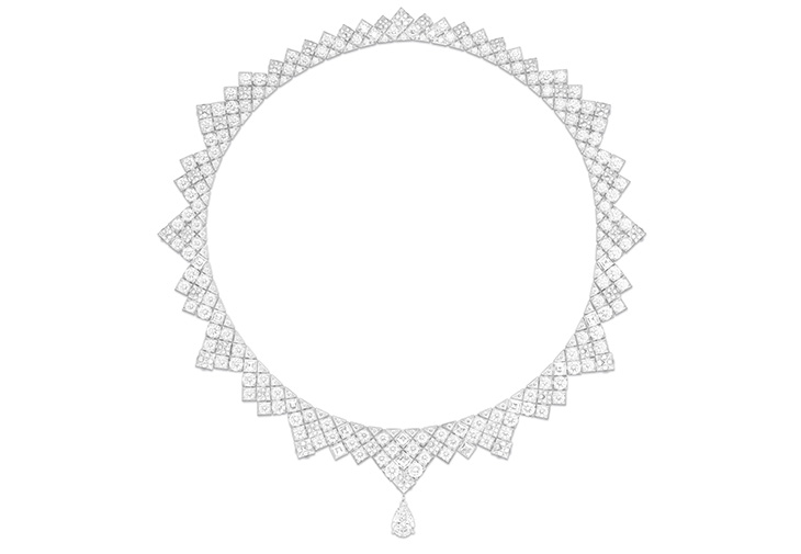 伯爵PIAGET Shimmering Savor 18K白金鑽石項鍊