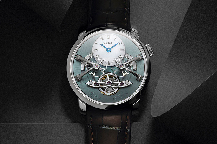 MB&F Legacy Machine N°2鈀金版 雙擺輪經典再現
