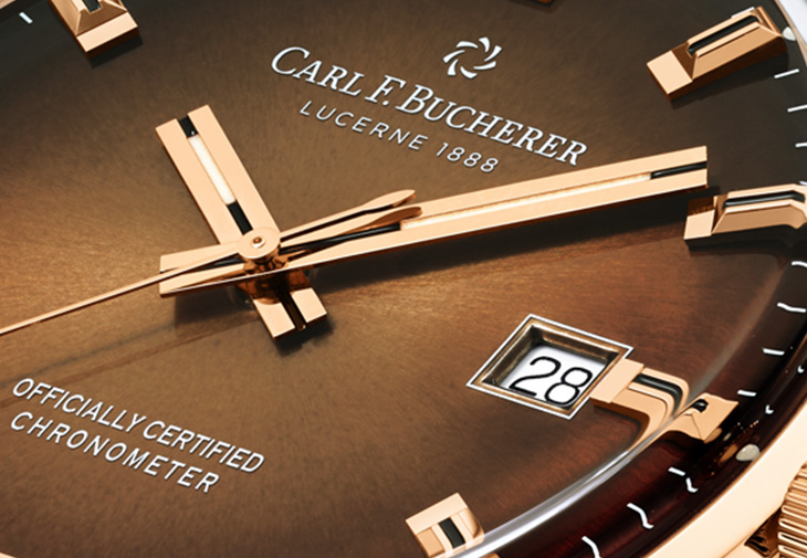 寶齊萊CARL F. BUCHERER傳承系列瑞士官方天文台認證腕錶