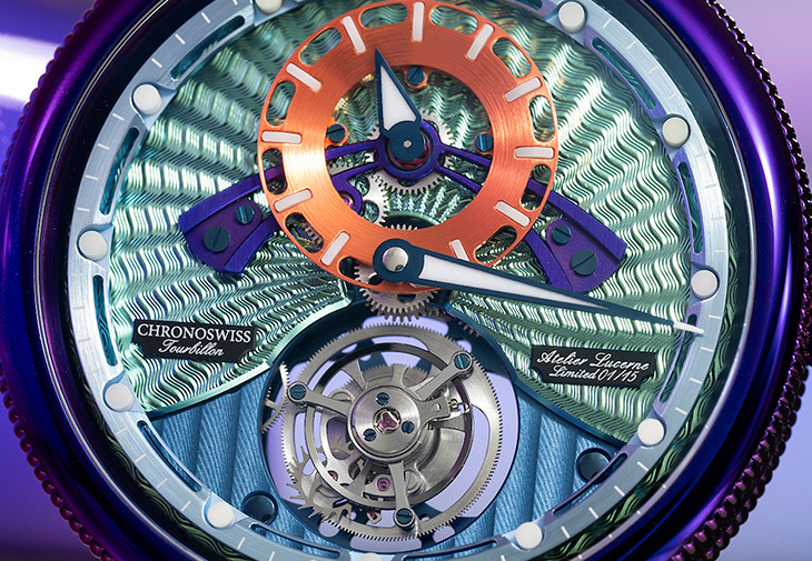 CHRONOSWISS瑞寶錶Open Gear Flying Tourbillon Psycho 變色龍